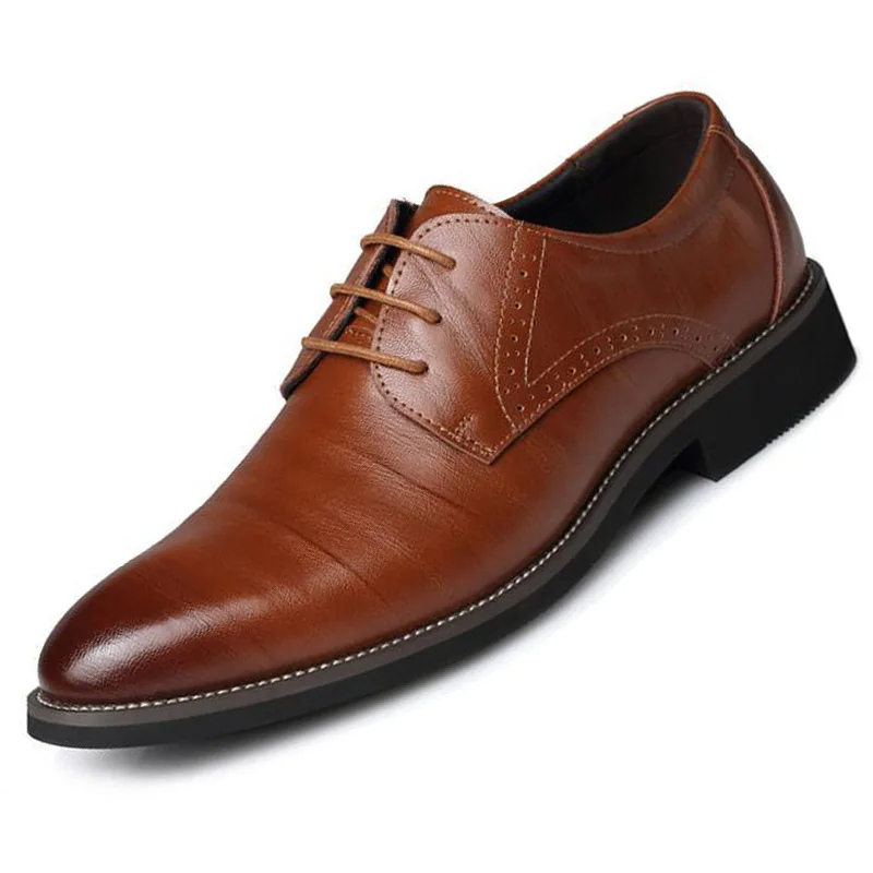 Men's Oxford Lace-up Shoes Vegan Leather – Classic & Business