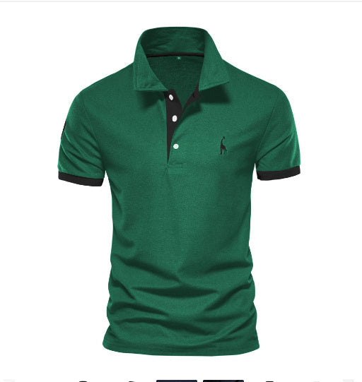 Dennis – Slim Fit Polo Shirt with Sporty Elegance and Contrast Details