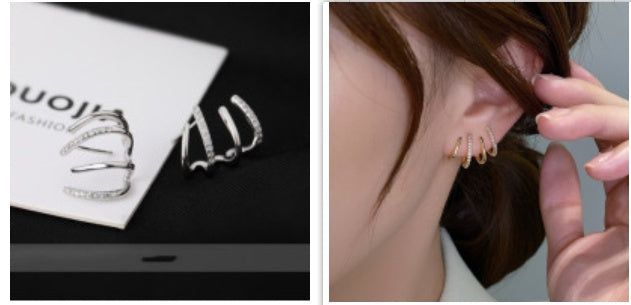 Jennifer – Silver Earrings with Zirconia
