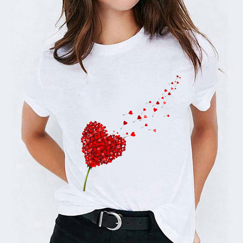 Vanessa – Cute Cotton T-shirt with Short Sleeves