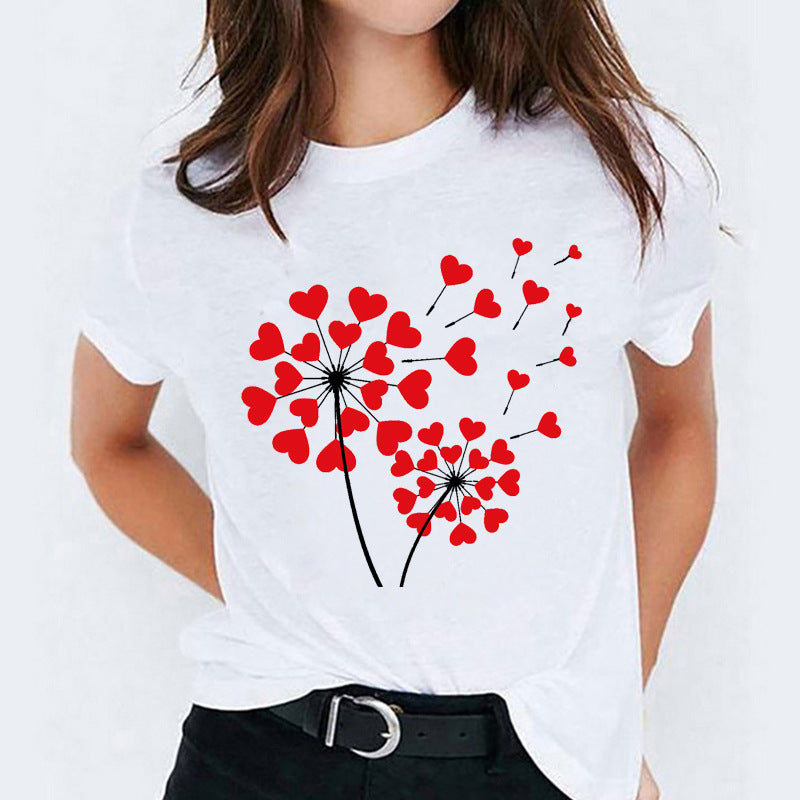 Vanessa – Cute Cotton T-shirt with Short Sleeves
