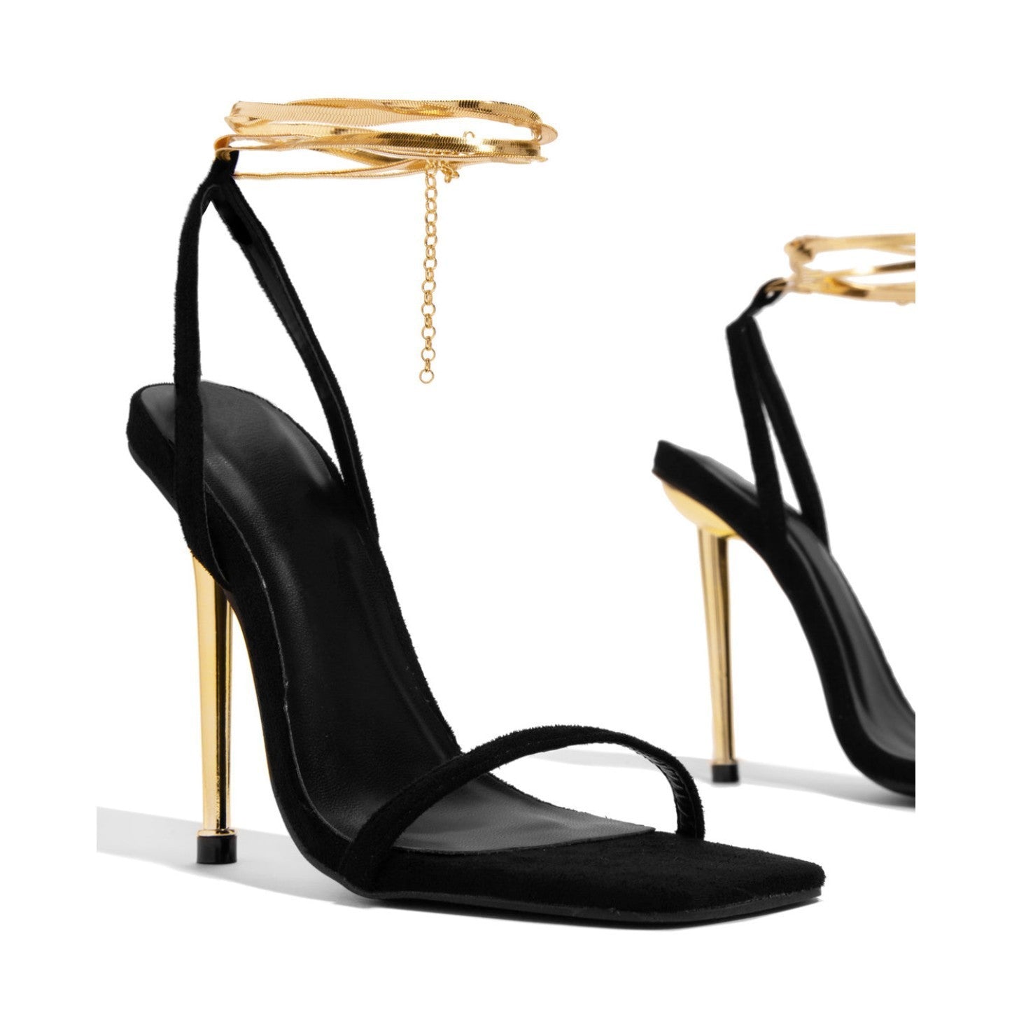 Kate – Ankle Strap Lace High Heels