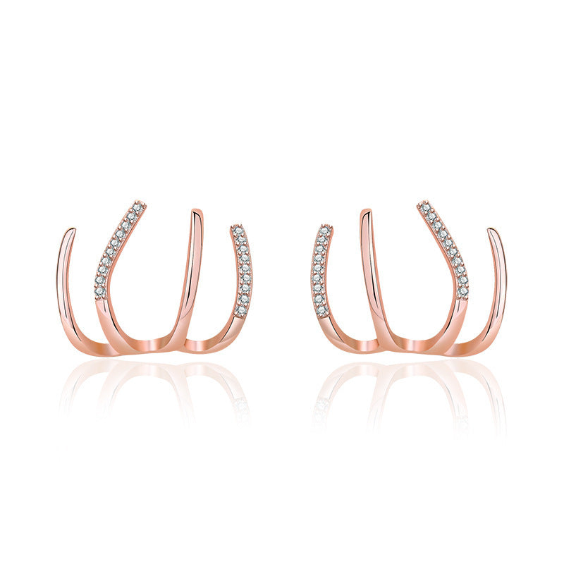 Jennifer – Silver Earrings with Zirconia