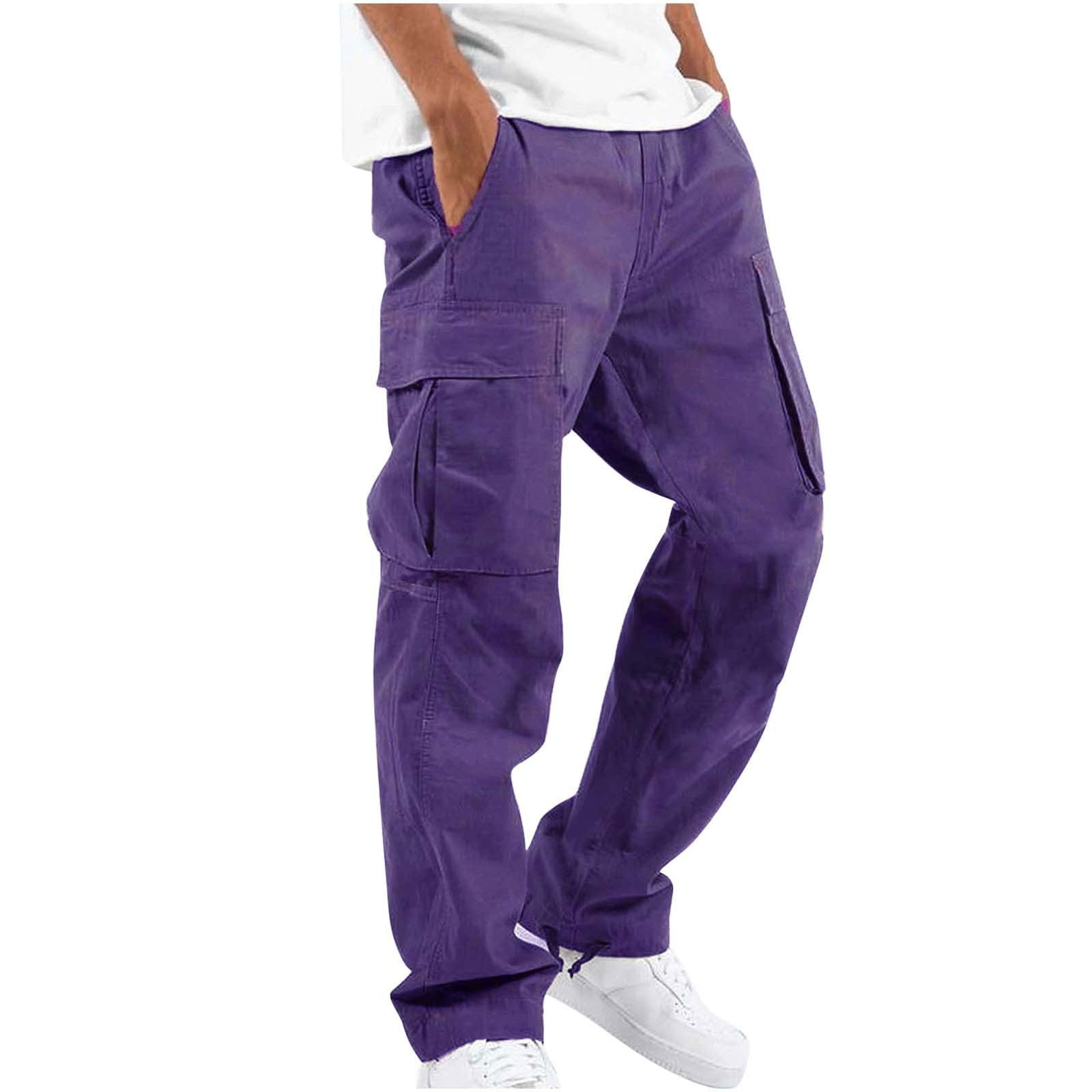 Men's Cargo Pants in Casual Streetwear Style with Multifunctional Pockets