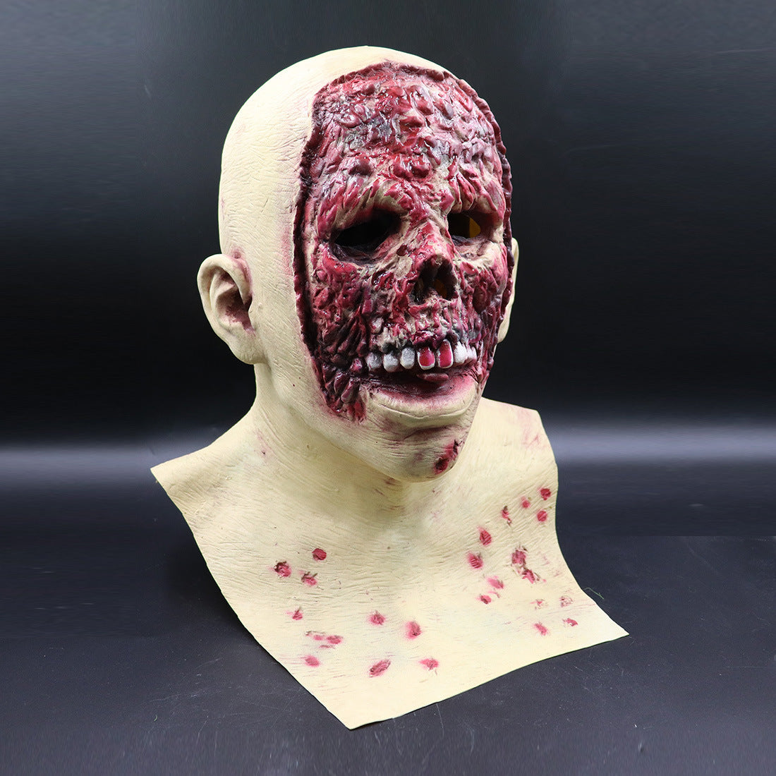 Halloween Latex Mask Adult – Scary Zombie Face – Perfect for Halloween Party, Trick-or-Treat & Cosplay