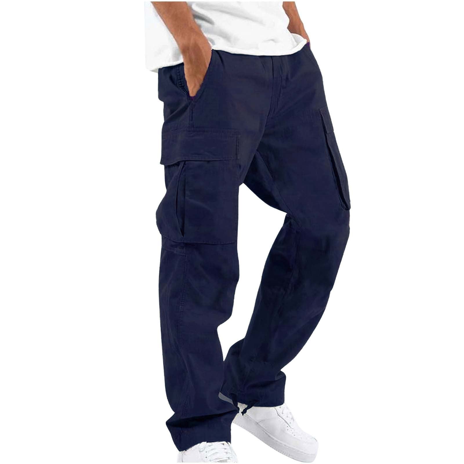 Men's Cargo Pants in Casual Streetwear Style with Multifunctional Pockets