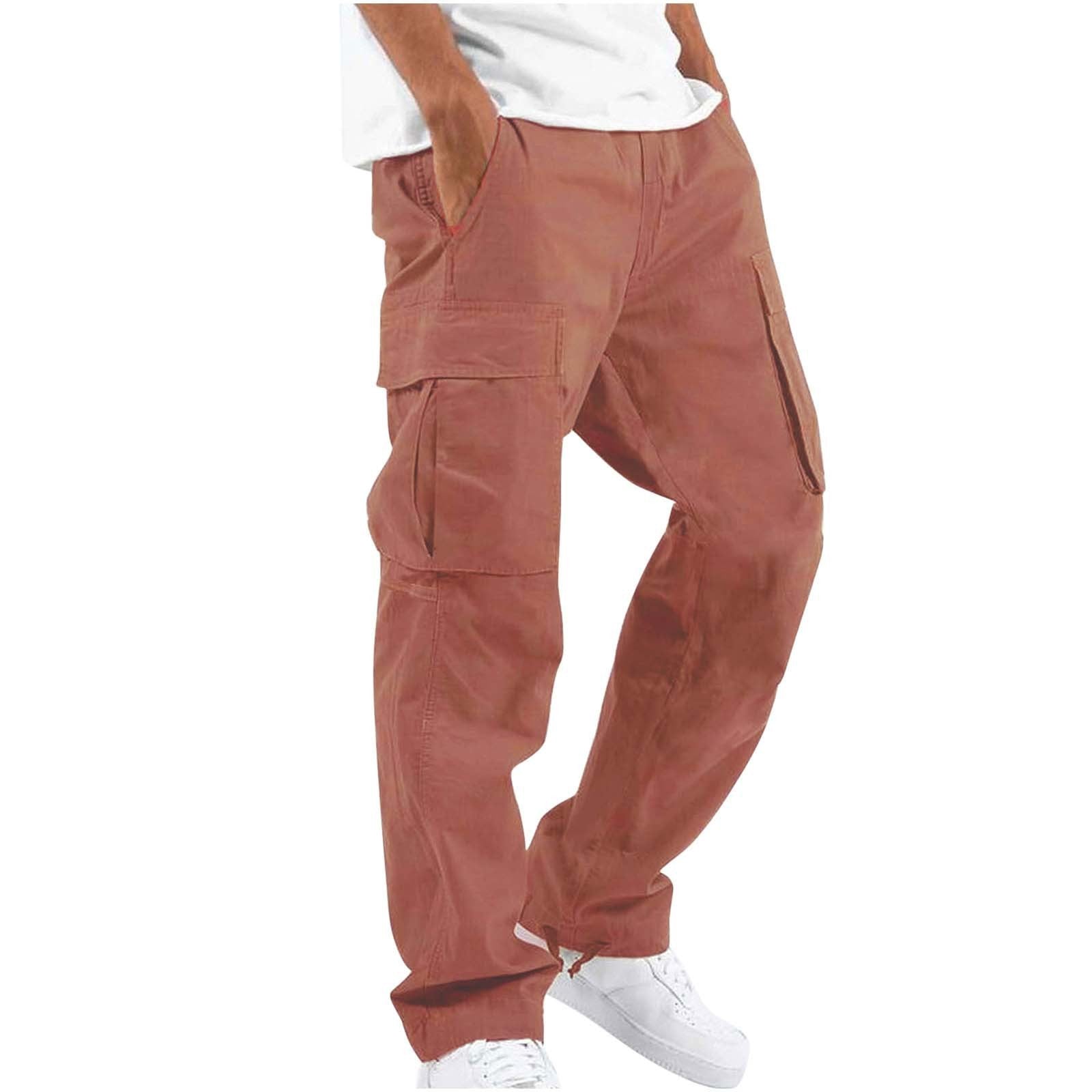 Men's Cargo Pants in Casual Streetwear Style with Multifunctional Pockets