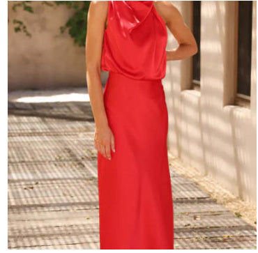 Women's evening dress – Elegant lightweight maxi dress for gala or party in European style