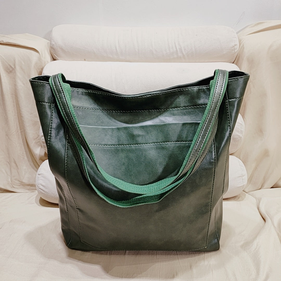 Natasha – Vintage Women's Shoulder Bag with Pockets