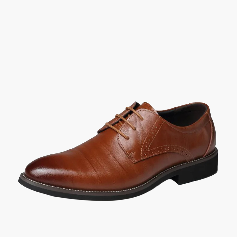 Men's Oxford Lace-up Shoes Vegan Leather – Classic & Business