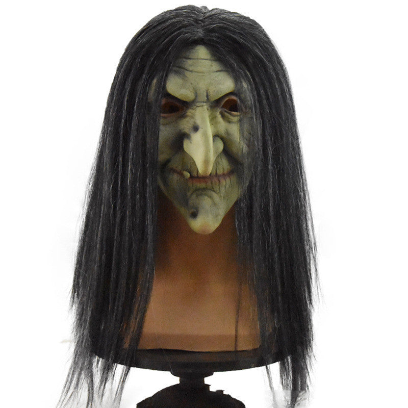 Halloween Mask Witch Mask for Adults – Creepy Costume Accessory