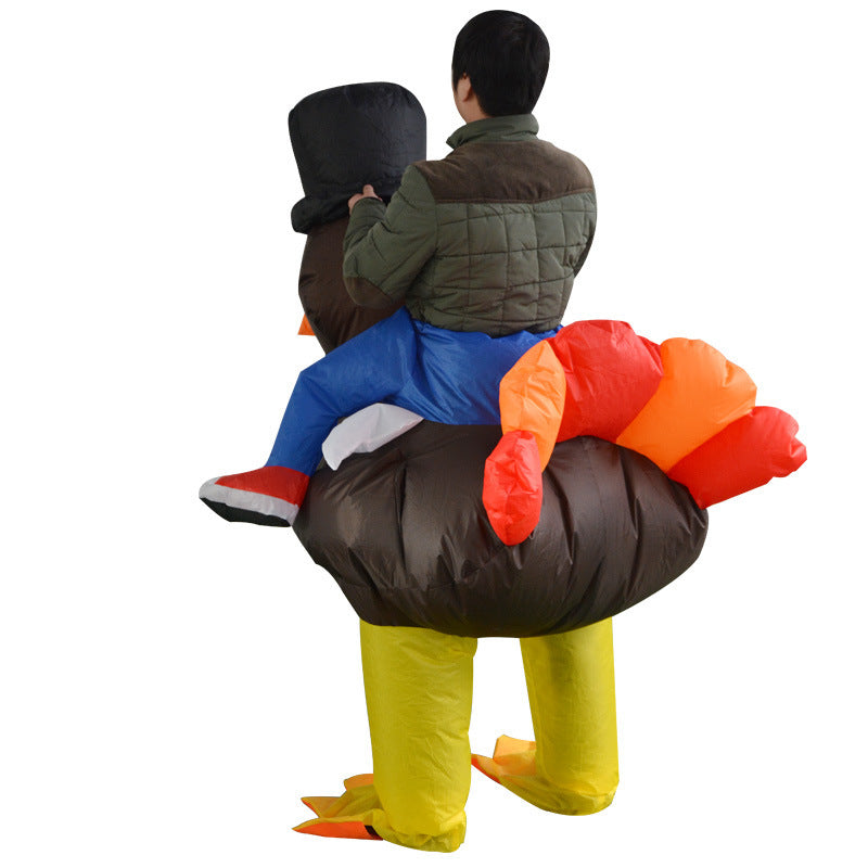 Halloween Children's Costume Inflatable Alien with UFO - Dress-up Suit