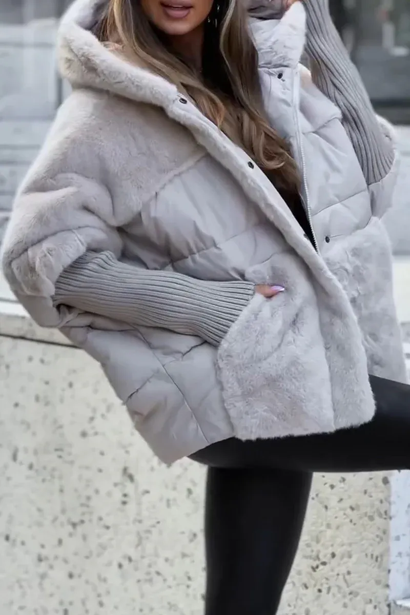 Women's Winter Coat Veloria – Fashionable Warm Outdoor Puffer Jacket with Hood