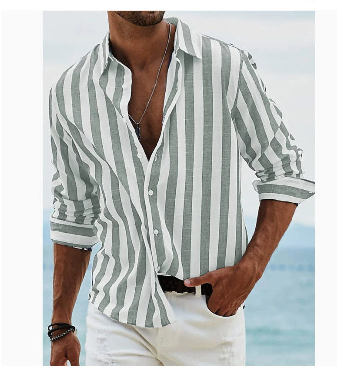 James – Loose Striped Polo Shirt