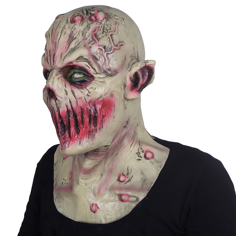 Halloween Deadly Silence Mask for Adults Unisex – Creepy Latex Mask for Party, Trick-or-Treat and Party Decoration