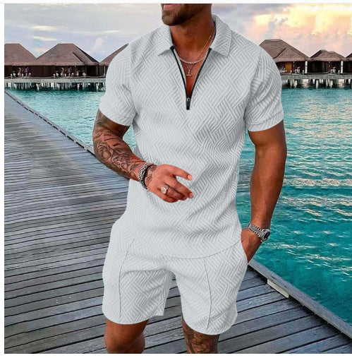 Harvey – Summer suit with short sleeves