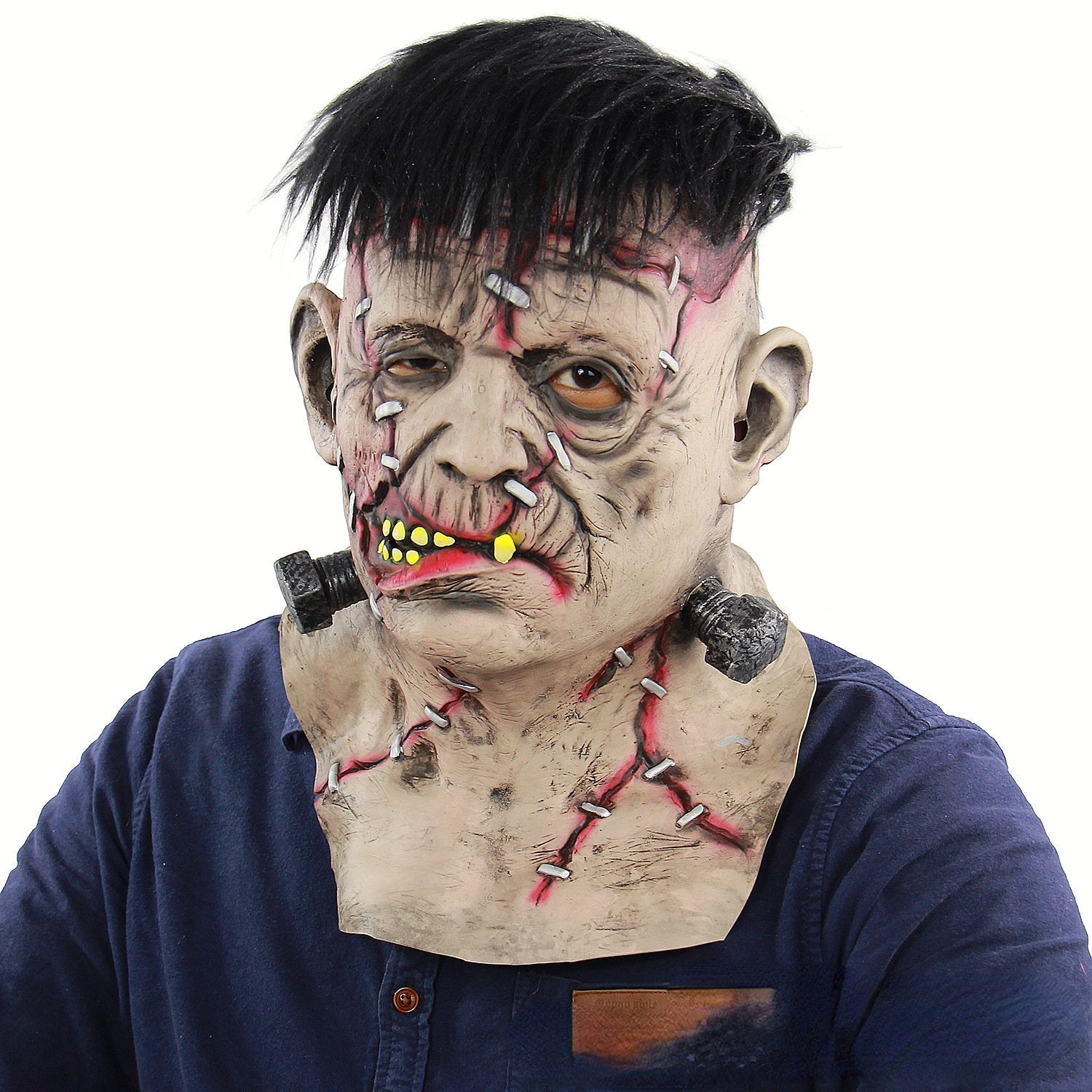 Halloween Frankenstein Adult Mask - Creepy Full Head Mask for Party & Costume Events