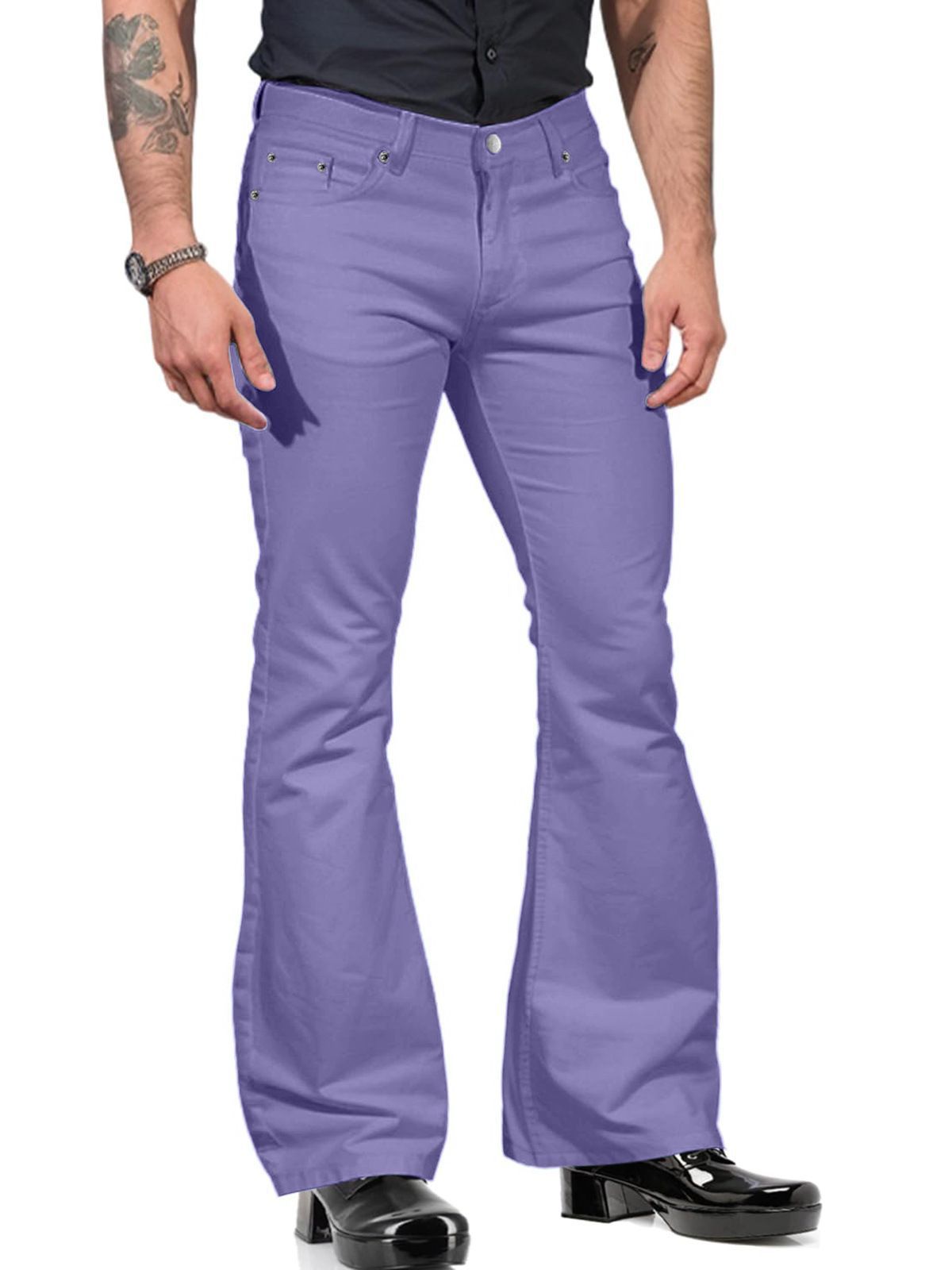Men's flared pants – 70s retro with flared legs for festival & nightlife