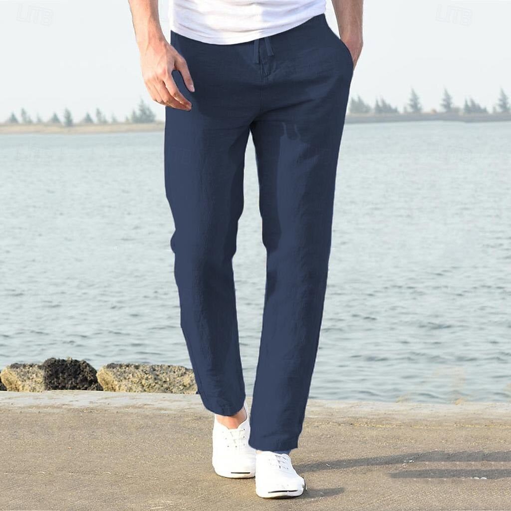 Men's Casual Summer Pants with Relaxed Fit – Perfect for Vacation or Leisure Time