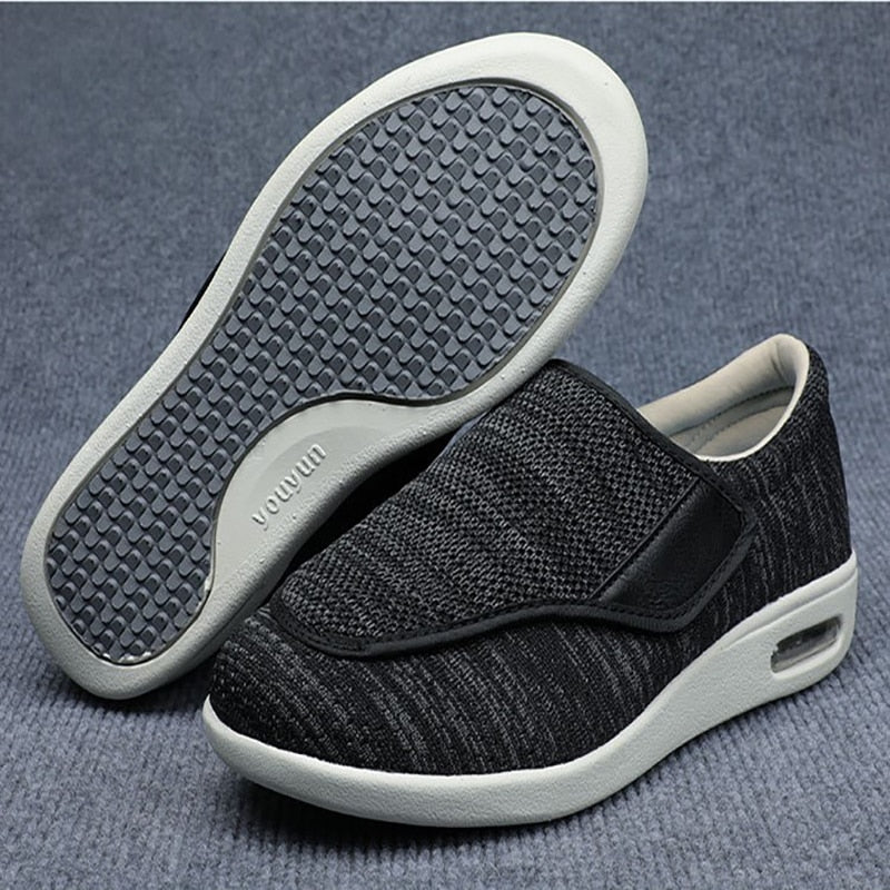 Men's Orthopedic Comfort Slip-On Shoes for Diabetics – Extra Wide and Easily Adjustable