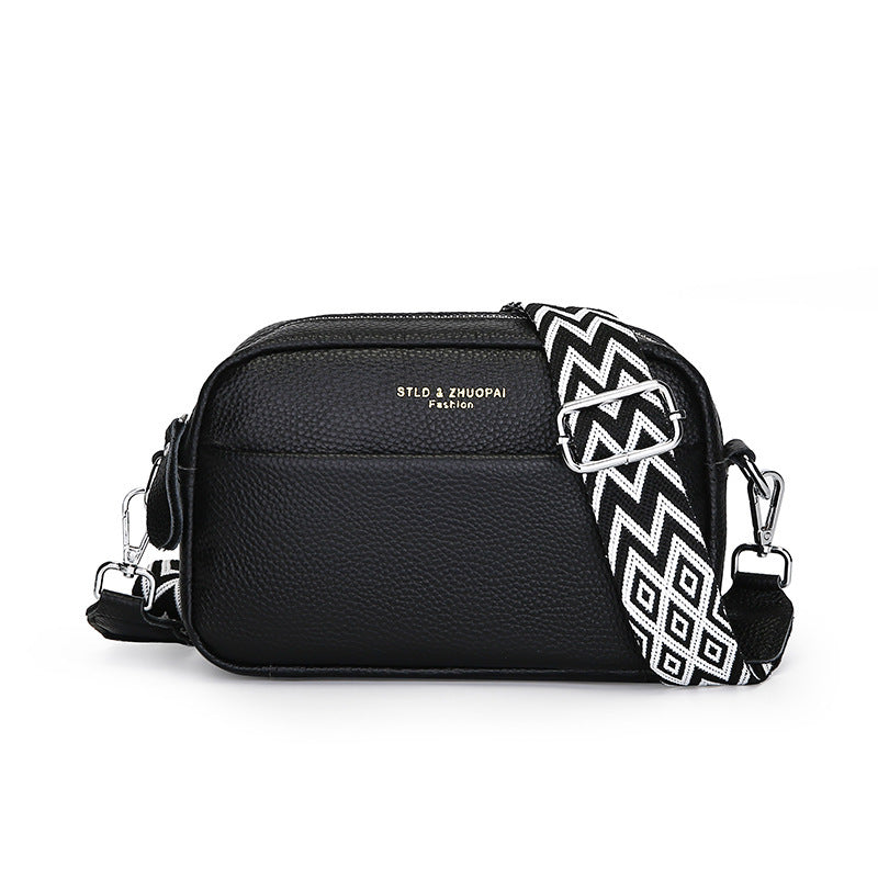 Women's crossbody shoulder bag with wide strap – Fashionable and practical for daily use