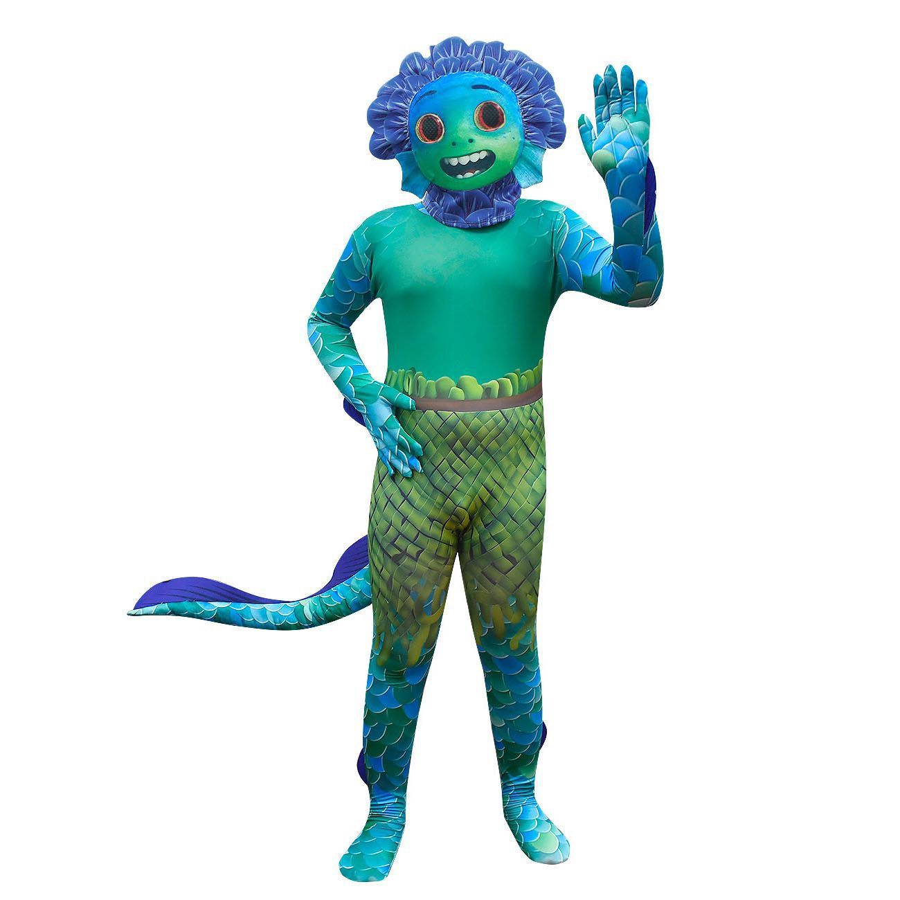 Children's Halloween Sea Monster Costume - Cartoon Style - Perfect for Trick-or-Treat & Parties