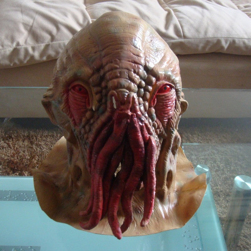 Halloween Alien Tentacle Head Mask for Adults - Creepy Cosplay & Party Accessory
