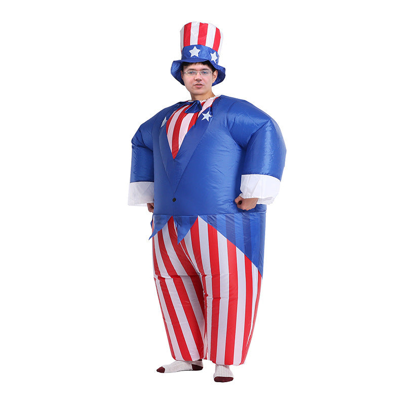 Halloween Children's Costume Inflatable Alien with UFO - Dress-up Suit