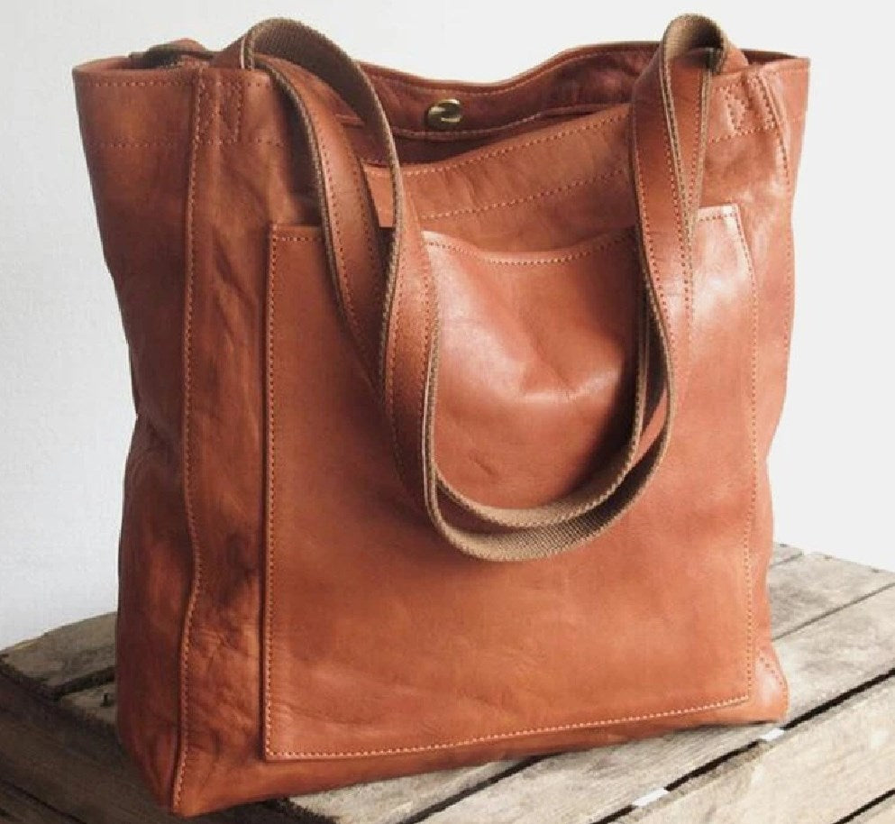 Natasha – Vintage Women's Shoulder Bag with Pockets