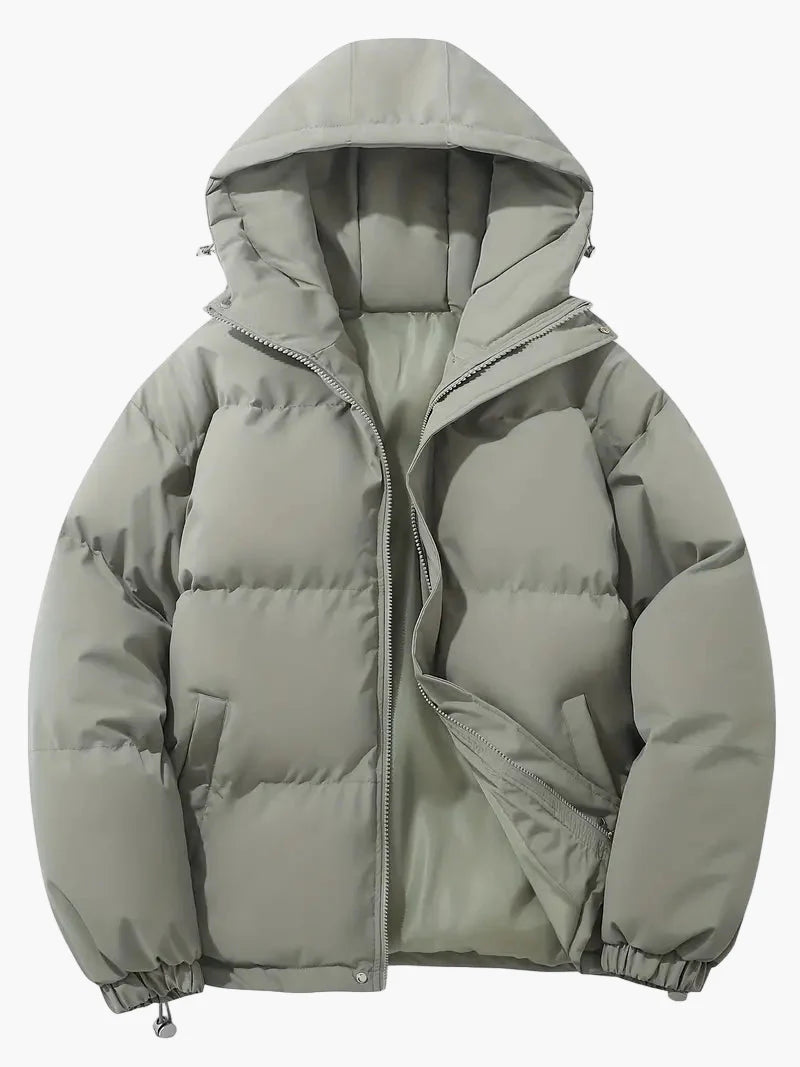 Men's Padded Winter Jacket with Hood – Classic Style and Ultimate Warmth