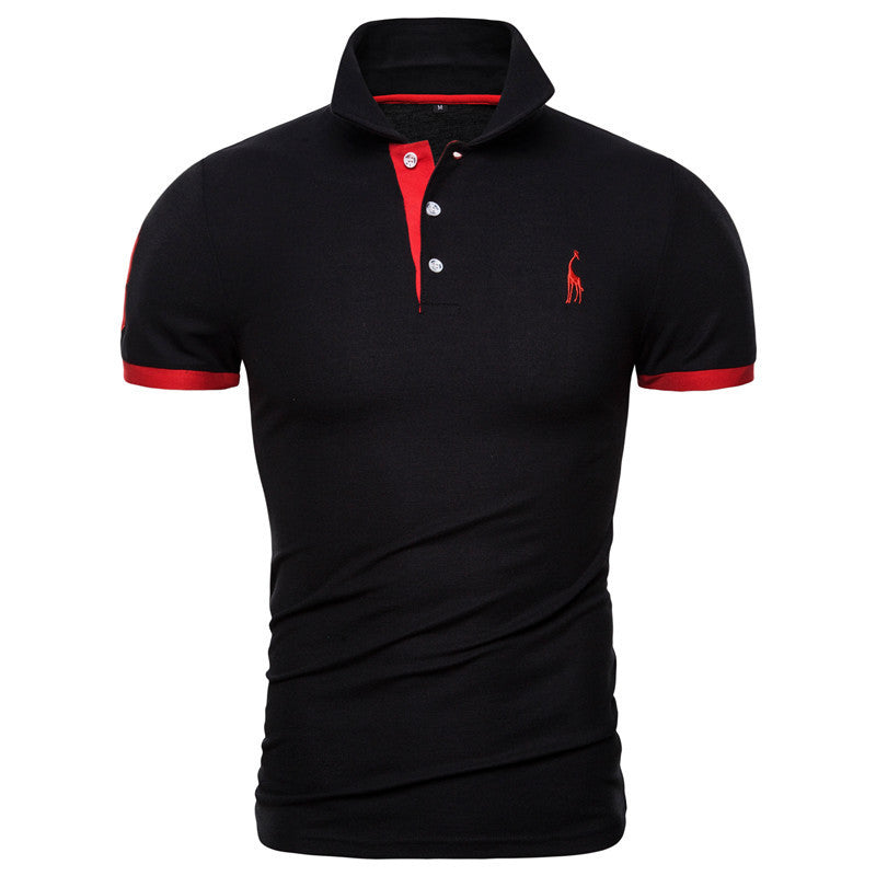 Dennis – Slim Fit Polo Shirt with Sporty Elegance and Contrast Details