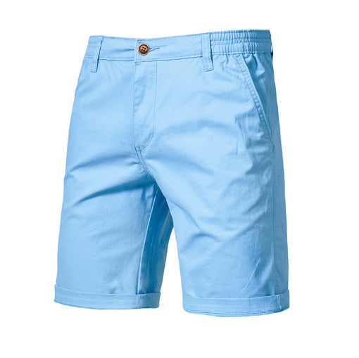 Men's Chino Shorts with Regular Fit and Side Pockets – For Casual and Neatly Dressed Looks