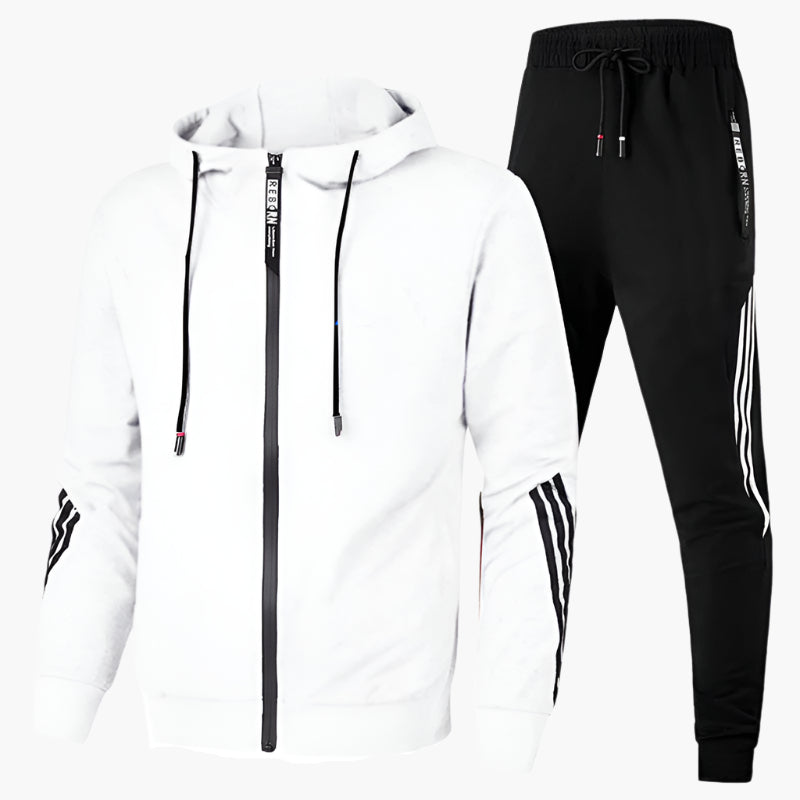 Men's Tracksuit Sporty Jogging Suit Comfortable Style for Fitness and Leisure Time