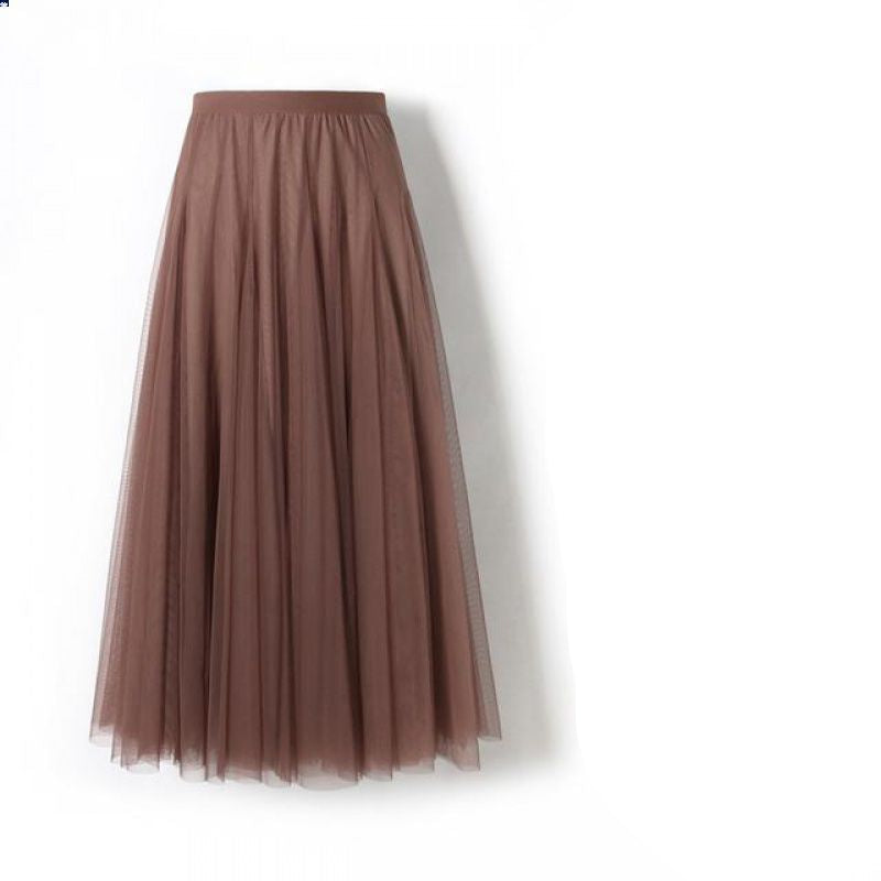 Women's pleated midi skirt – elegant A-line with flair for party, work & weekend