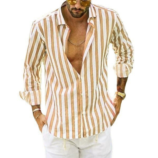 James – Loose Striped Polo Shirt