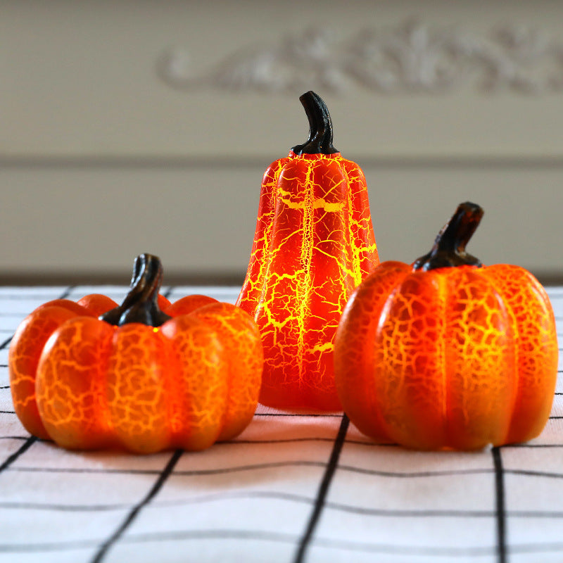Halloween LED Decorative Pumpkin Lamps for Party & Spooky Atmosphere