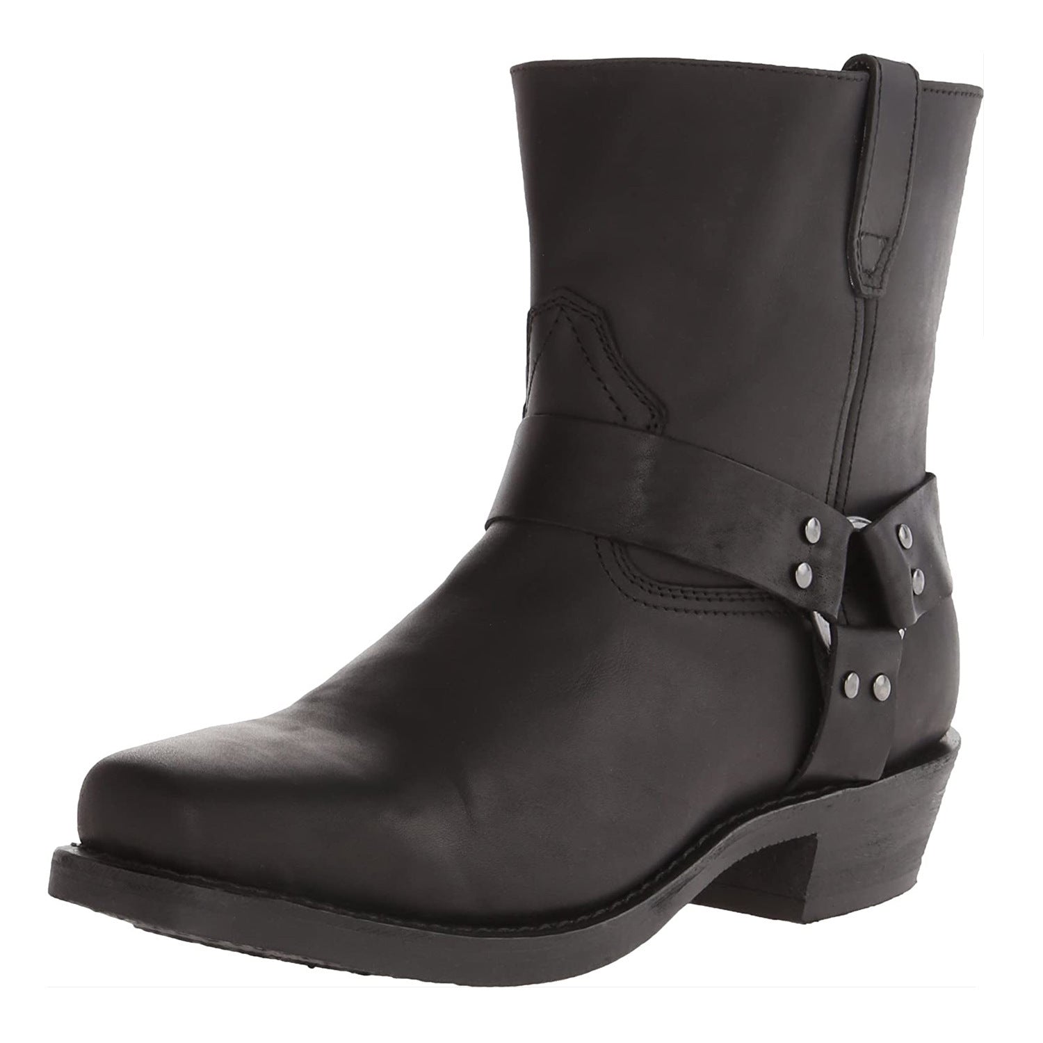 Heren Enkellaarzen met Western-Inspiratie en Stoere Gespdetails