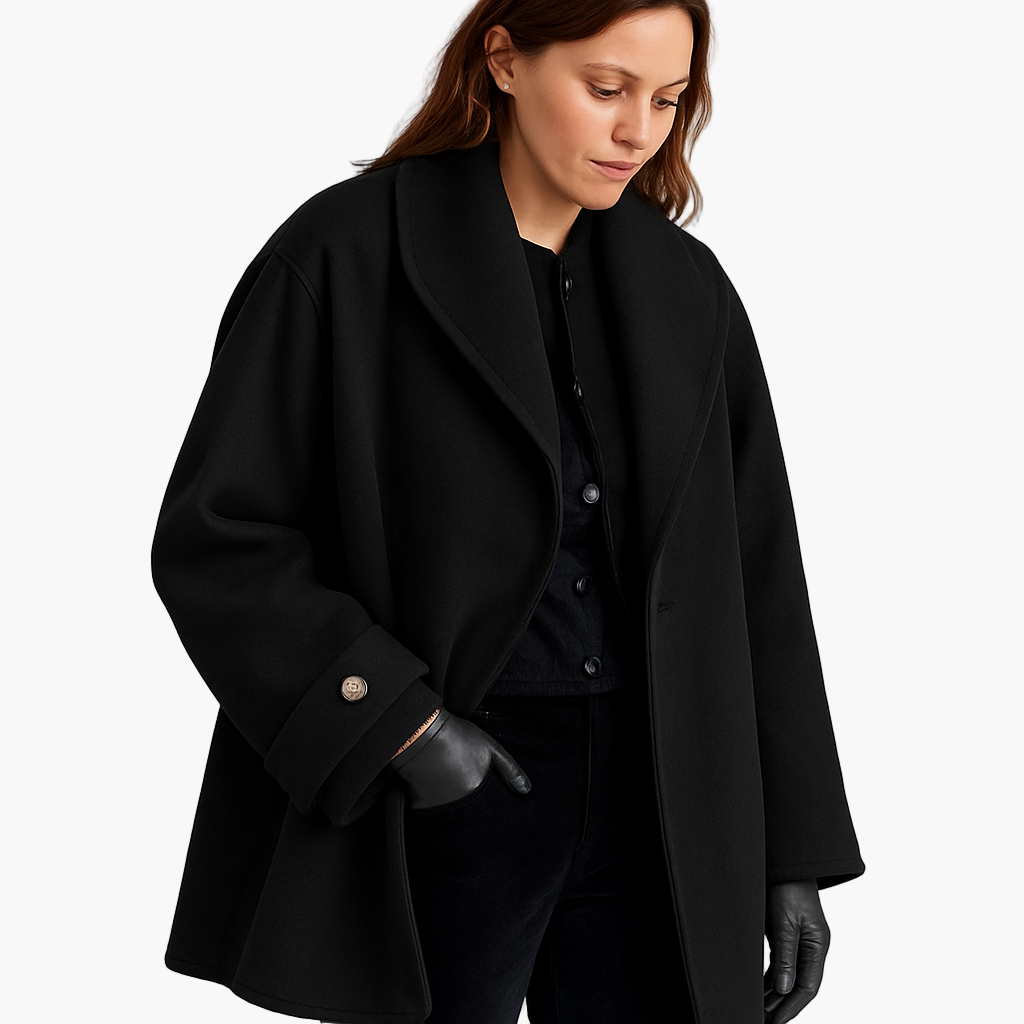 Women's Oversized Trenchcoat – Stylish Elegance for Winter, Fashionable Coat for Daily Use