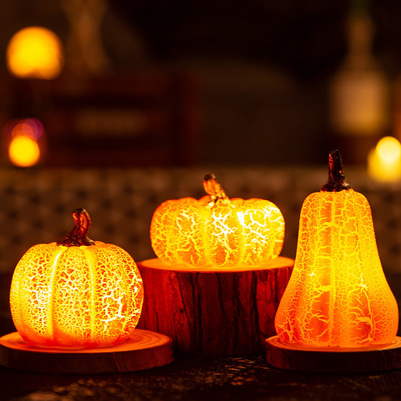 Halloween LED Decorative Pumpkin Lamps for Party & Spooky Atmosphere