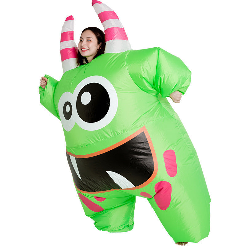 Halloween Children's Costume Inflatable Alien with UFO - Dress-up Suit