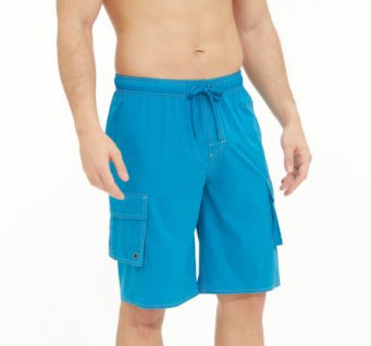Isaac – Solid Color Beach Shorts for Men