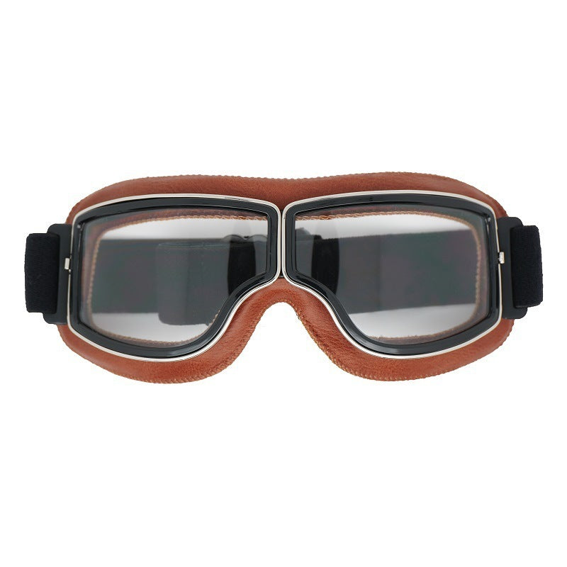 Unisex Retro Motorcycle Goggles – Protective Glasses for Motorcycling, Skiing, and Outdoor Adventures