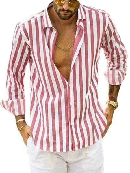 James – Loose Striped Polo Shirt