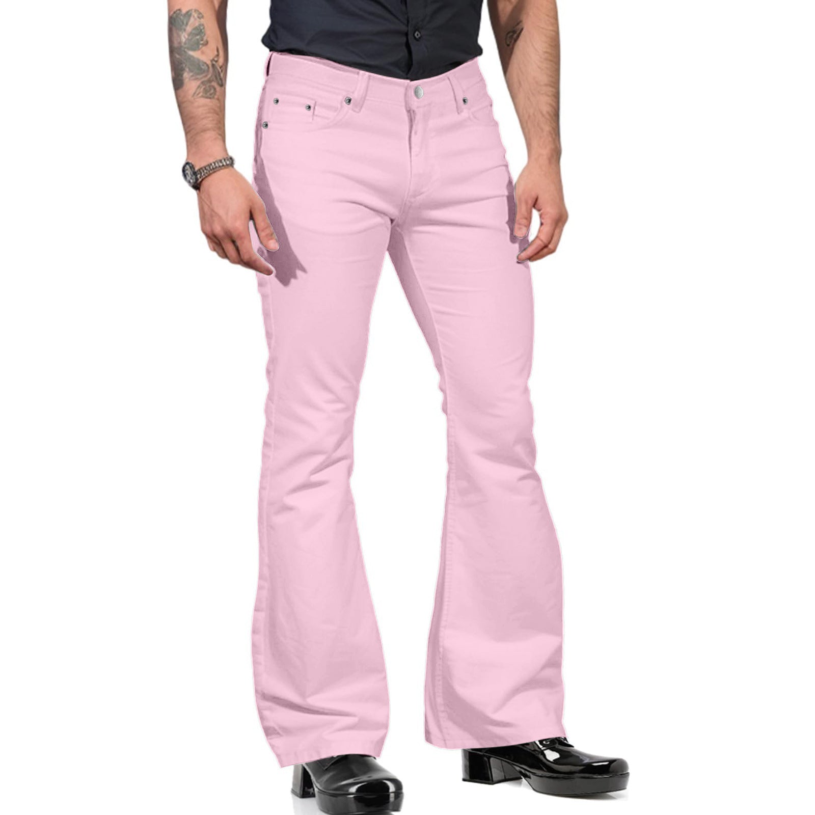Men's flared pants – 70s retro with flared legs for festival & nightlife