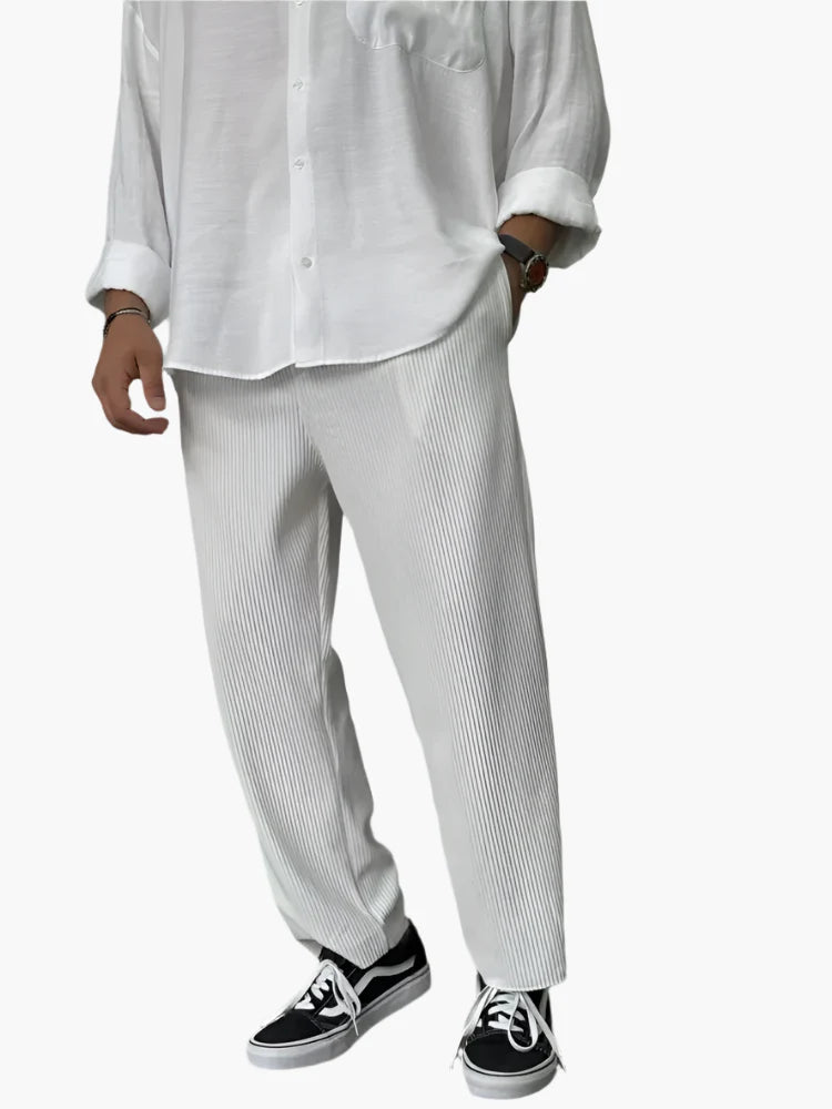 Men's Luxury Comfort Pleated Pants – Elegant and Versatile for Every Occasion