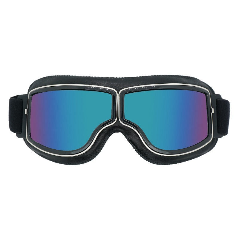 Unisex Retro Motorcycle Goggles – Protective Glasses for Motorcycling, Skiing, and Outdoor Adventures