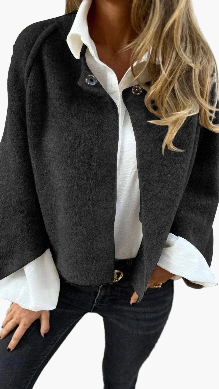 Ladies Elegant Trendy Jacket – Stylish Short Coat for Business & Casual Looks