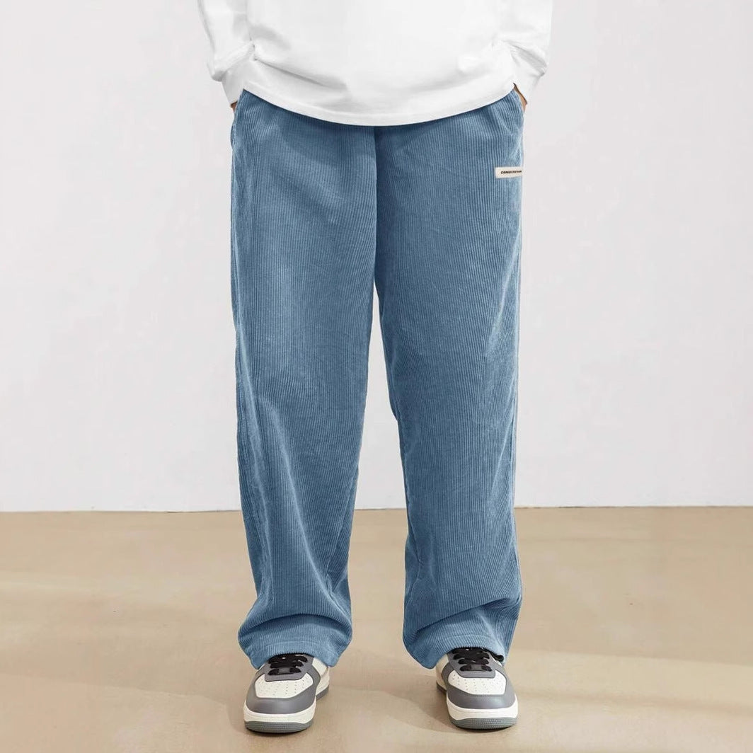 Men's wide streetwear pants with loose fit – casual comfort for every day