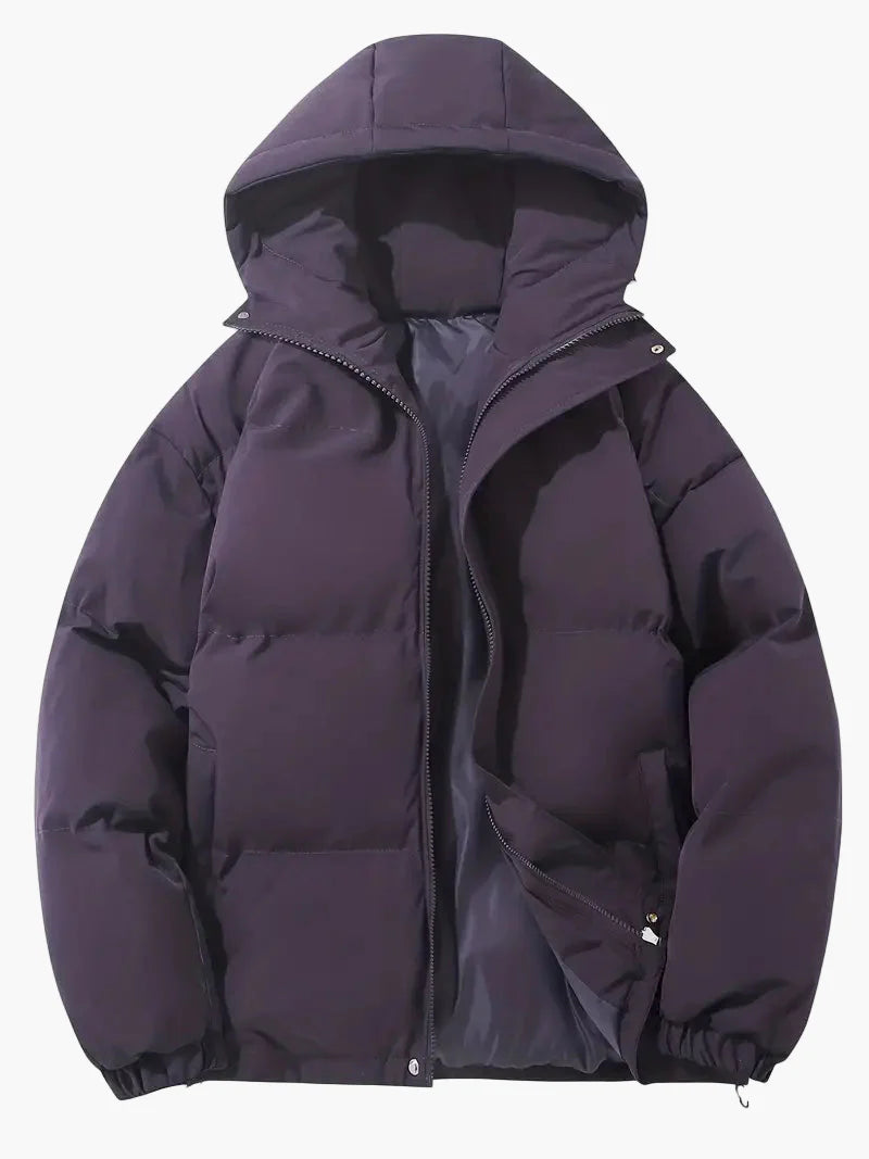Men's Padded Winter Jacket with Hood – Classic Style and Ultimate Warmth