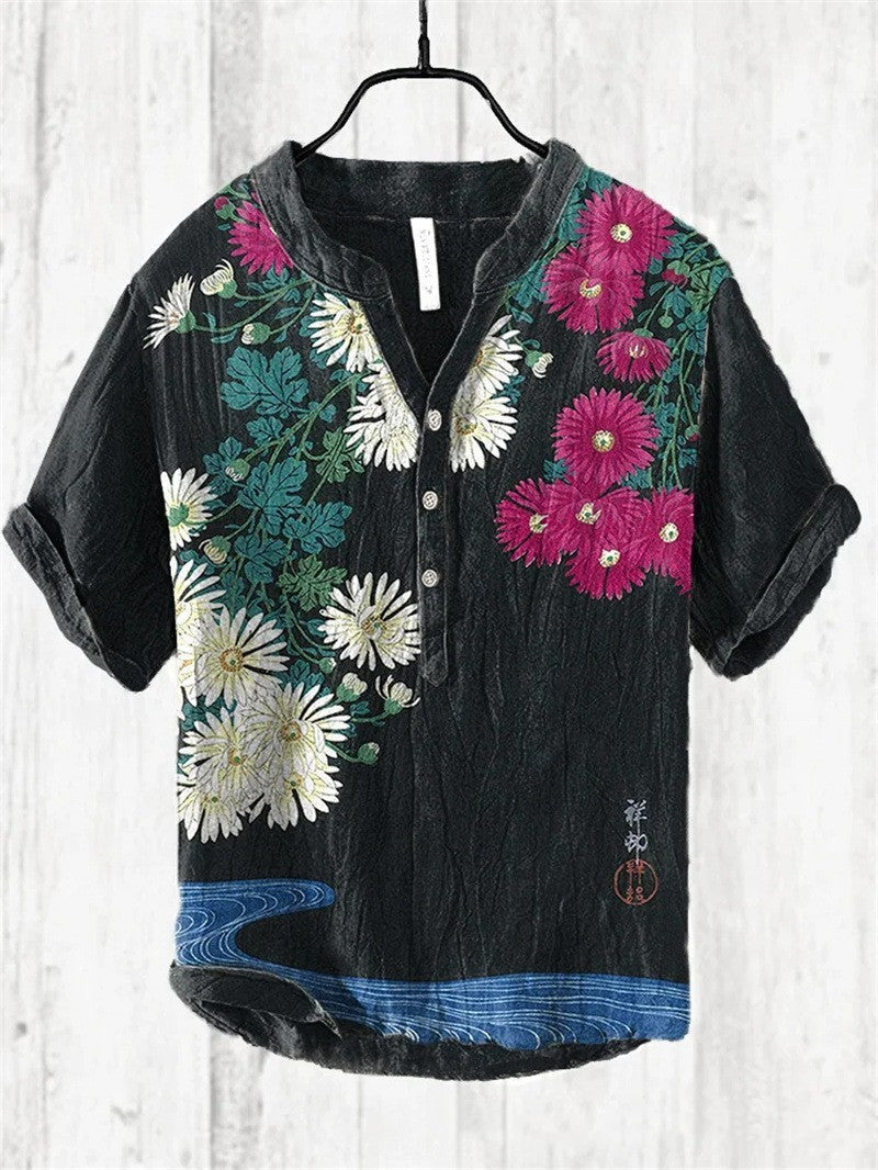 Liam – Three-button National Trendy Style Shirt